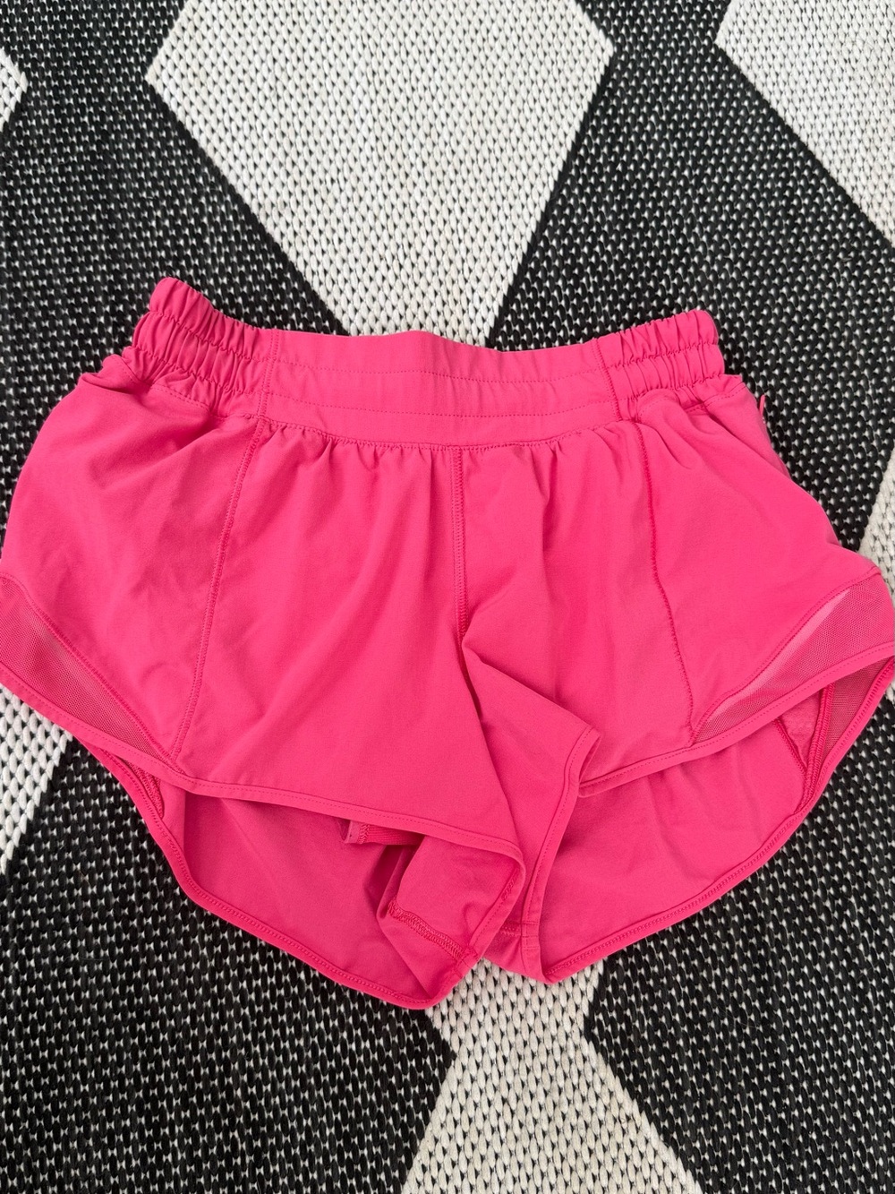 lululemon athletica Bright Pink Run Shorts